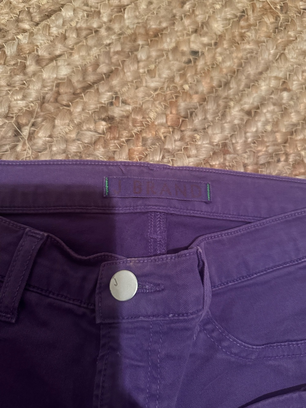 J BRAND PURPLE SKINNY JEANS - Picture 2 of 4